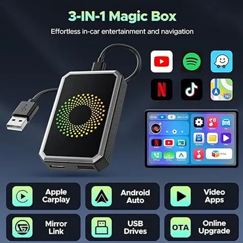 🚗🔌 CarPlay Smart Connectivity Box - Plug-and-play, non-invasive installation