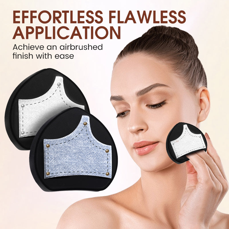 Dual-Use Skin-Friendly Powder Puff 3-Piece Set