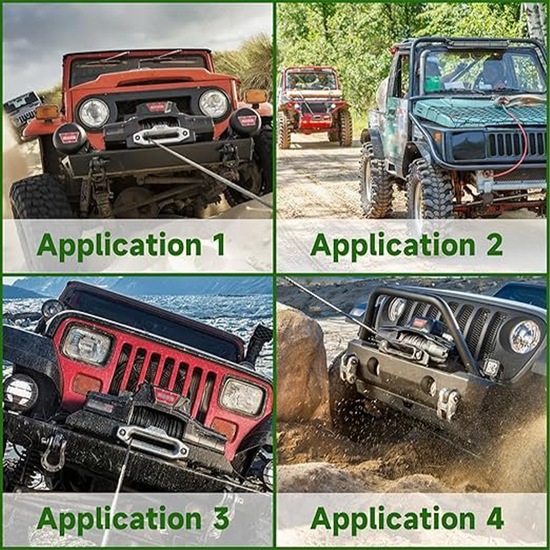 Heavy Duty Hand Crank Winch with Cable