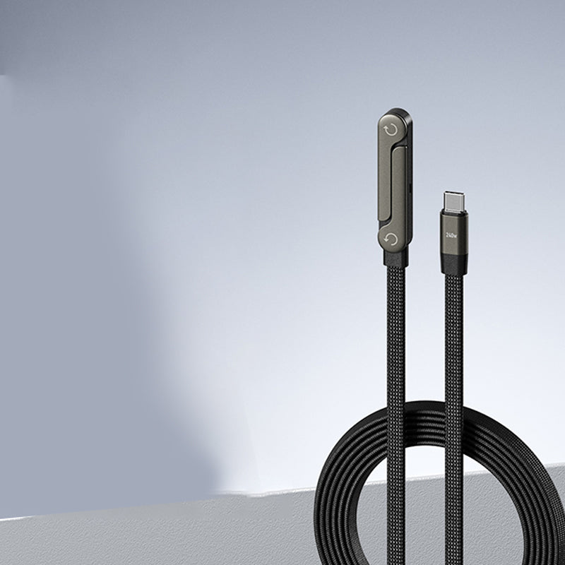 ⏳Time-Limited Special⏰240W Fast Charging Cable with Adjustable Phone Stand