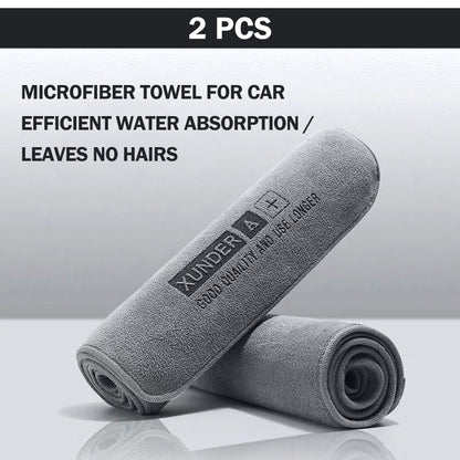 Microfiber Towel for Car - Effective Water Absorption & Leaves No Trace