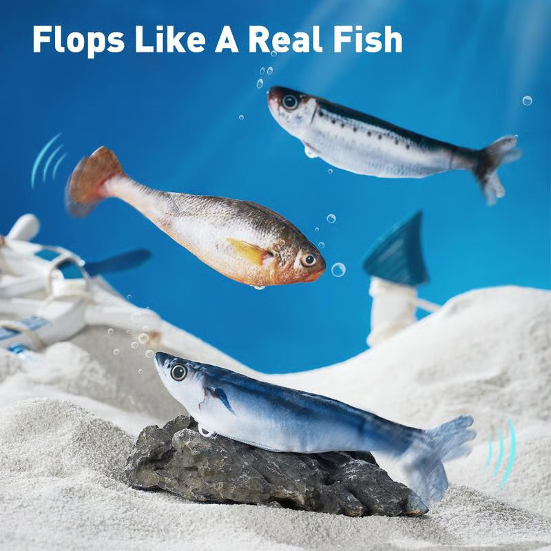 🎄Christmas Pre-Sale – 50% OFF! 🐟 Your cat will love this jumping fish!