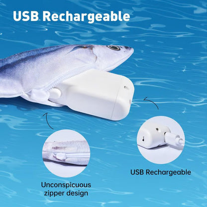🎄Christmas Pre-Sale – 50% OFF! 🐟 Your cat will love this jumping fish!