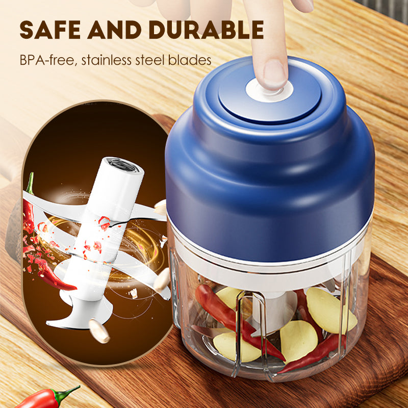 🔥2026 Hot Sale🔥Electric Mini Garlic Chopper Set