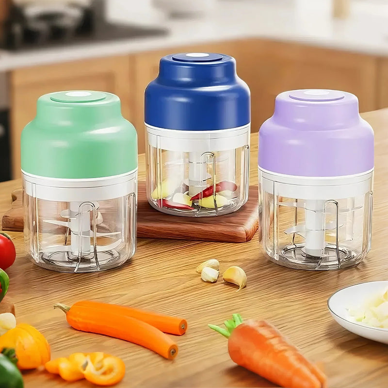 🔥2026 Hot Sale🔥Electric Mini Garlic Chopper Set