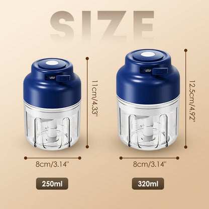 🔥2026 Hot Sale🔥Electric Mini Garlic Chopper Set