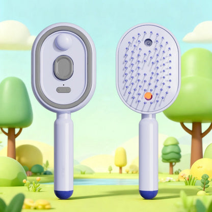 💧 Electric Spray & Massage Hairbrush – soothing scalp massage, fine mist spray & smooth hair care, detangling, nourishment & relaxation ✨