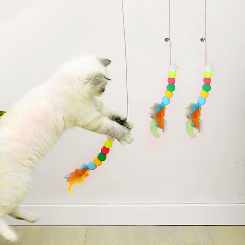 Adjustable Hanging Cat Interactive Toy