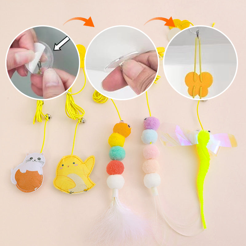 Adjustable Hanging Cat Interactive Toy