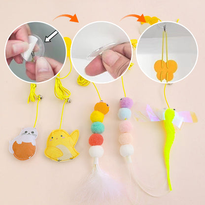 Adjustable Hanging Cat Interactive Toy