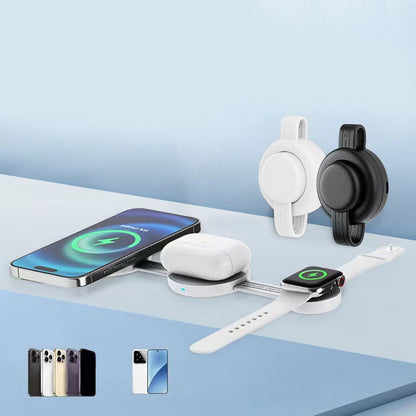 3-in-1 Foldable Magnetic Wireless Charger