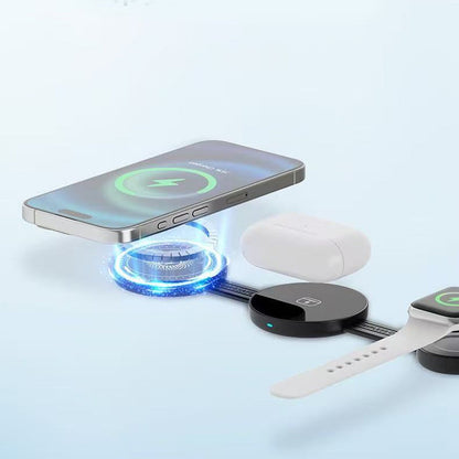 3-in-1 Foldable Magnetic Wireless Charger