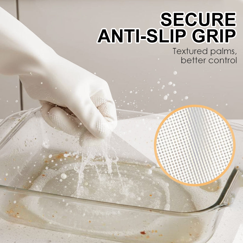 Long Waterproof Warm Cleaning Gloves