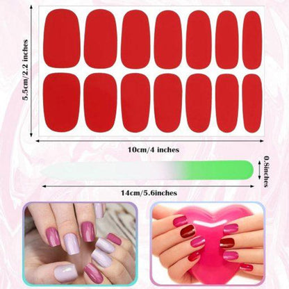 💥Surprise Sale: 50% Off💅 Waterproof self-adhesive glitter nail stickers(3pcs)