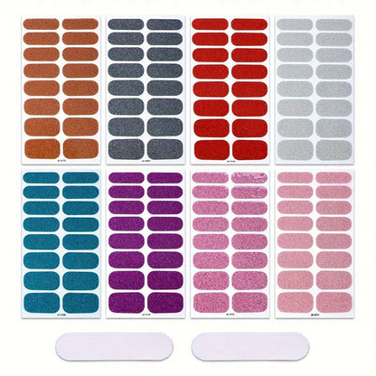 💥Surprise Sale: 50% Off💅 Waterproof self-adhesive glitter nail stickers(3pcs)