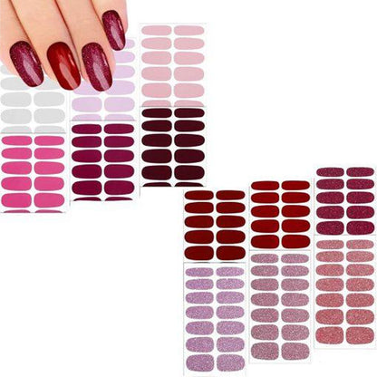 💥Surprise Sale: 50% Off💅 Waterproof self-adhesive glitter nail stickers(3pcs)