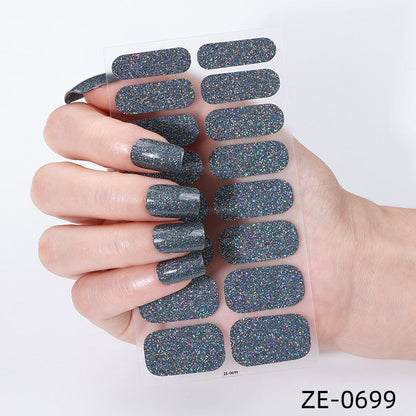 💥Surprise Sale: 50% Off💅 Waterproof self-adhesive glitter nail stickers(3pcs)