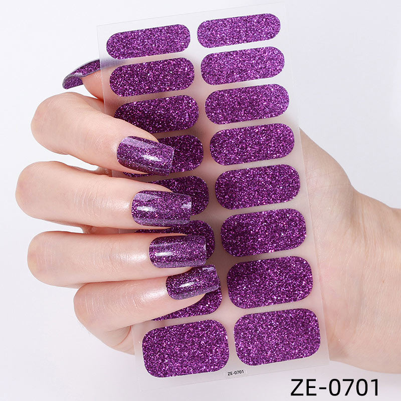 💥Surprise Sale: 50% Off💅 Waterproof self-adhesive glitter nail stickers(3pcs)