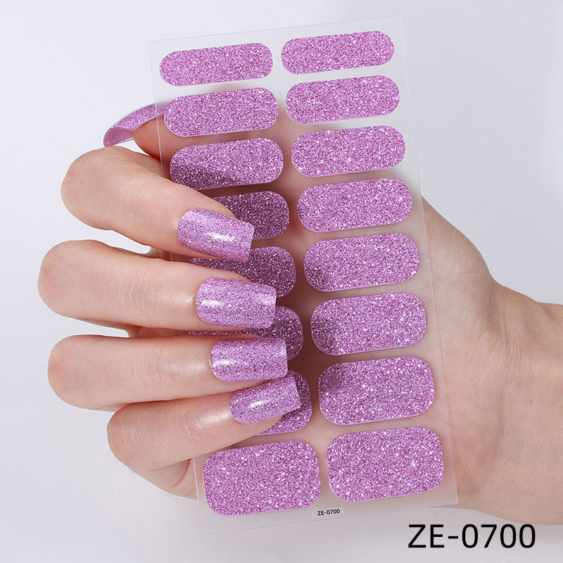 💥Surprise Sale: 50% Off💅 Waterproof self-adhesive glitter nail stickers(3pcs)