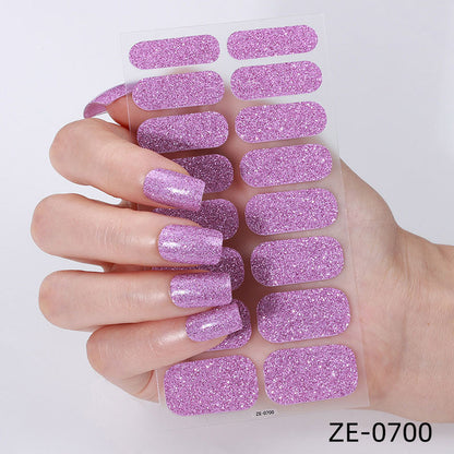 💥Surprise Sale: 50% Off💅 Waterproof self-adhesive glitter nail stickers(3pcs)