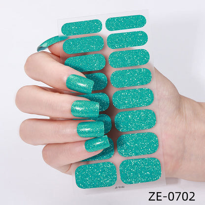 💥Surprise Sale: 50% Off💅 Waterproof self-adhesive glitter nail stickers(3pcs)