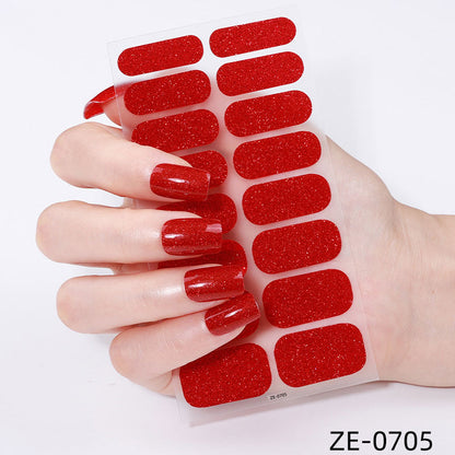 💥Surprise Sale: 50% Off💅 Waterproof self-adhesive glitter nail stickers(3pcs)