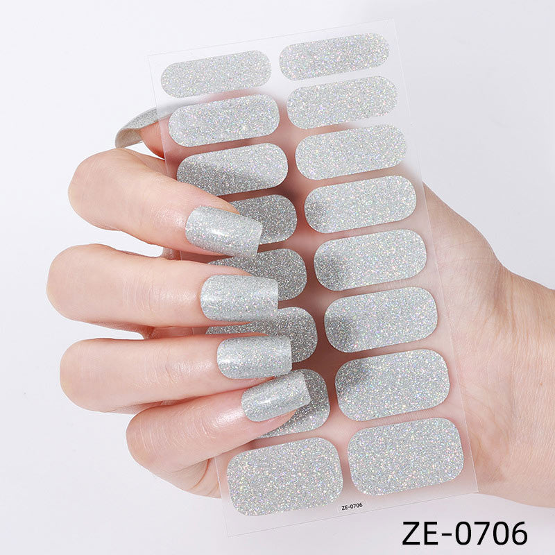 💥Surprise Sale: 50% Off💅 Waterproof self-adhesive glitter nail stickers(3pcs)