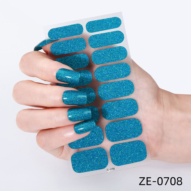 💥Surprise Sale: 50% Off💅 Waterproof self-adhesive glitter nail stickers(3pcs)
