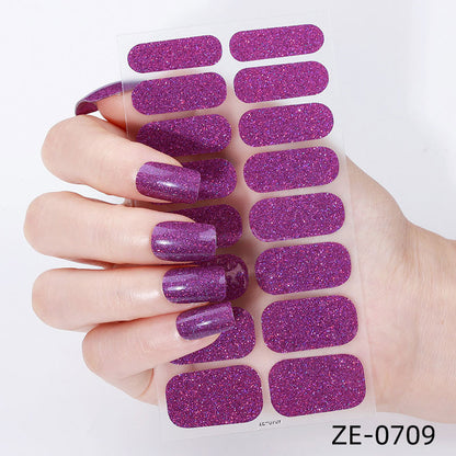 💥Surprise Sale: 50% Off💅 Waterproof self-adhesive glitter nail stickers(3pcs)