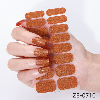 💥Surprise Sale: 50% Off💅 Waterproof self-adhesive glitter nail stickers(3pcs)