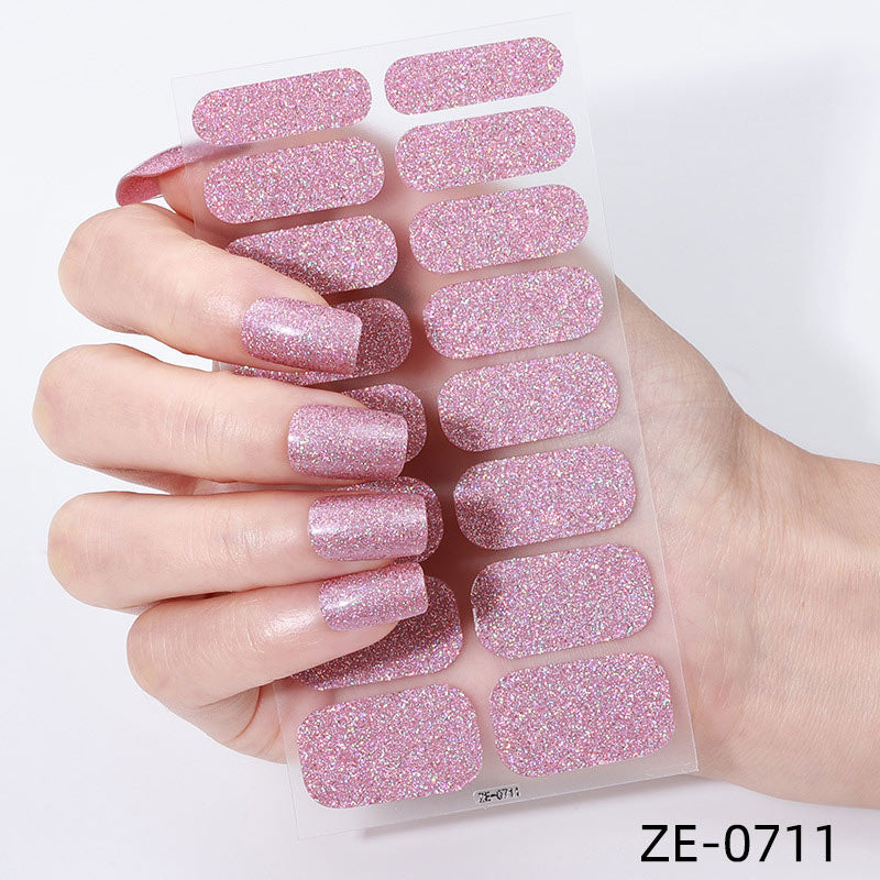 💥Surprise Sale: 50% Off💅 Waterproof self-adhesive glitter nail stickers(3pcs)