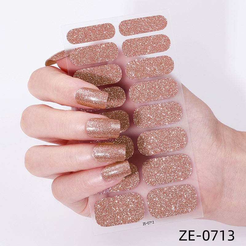 💥Surprise Sale: 50% Off💅 Waterproof self-adhesive glitter nail stickers(3pcs)