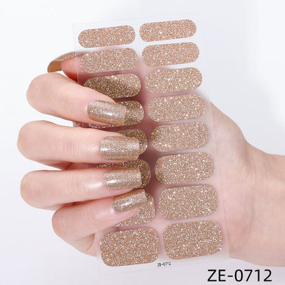 💥Surprise Sale: 50% Off💅 Waterproof self-adhesive glitter nail stickers(3pcs)