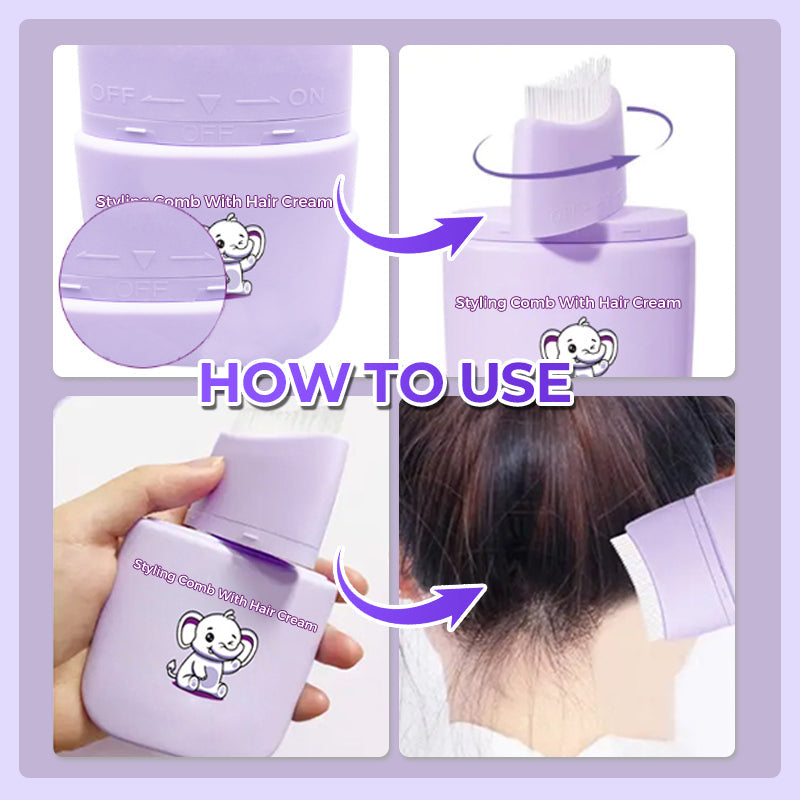 🔥Hot Sales🔥Styling Comb With Hair Cream