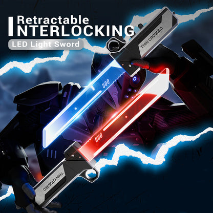 Retractable Interlocking LED Light Sword