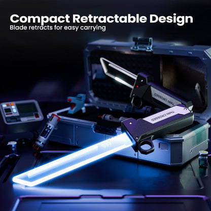 Retractable Interlocking LED Light Sword