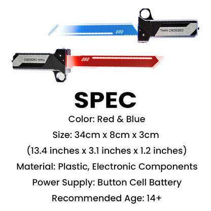 Retractable Interlocking LED Light Sword