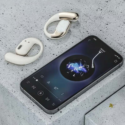 🎧 50% OFF NOW! ⚡Wireless Open-Ear Earbuds – Lightweight, Clear Sound & Safe for Outdoor Use 🏃‍♂️✨