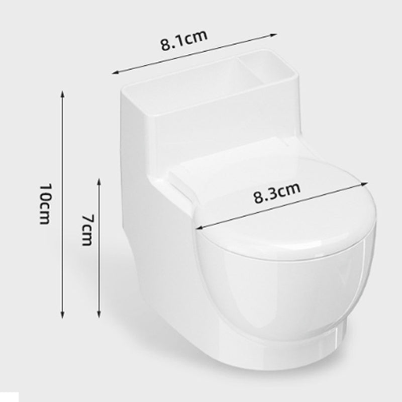 Wall-Mounted Toilet-Shaped Cat Bowl