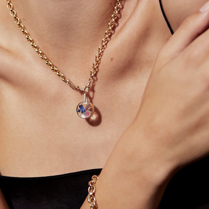 Retro Chic Locket Pendant Necklace