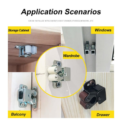 Silent & Strong Classic Door Catches | Stainless Steel, No-Slam Latches for UK Homes