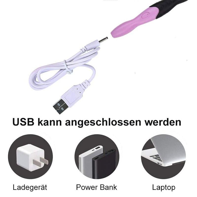 Crochet hooks with LED light, 11 PCS