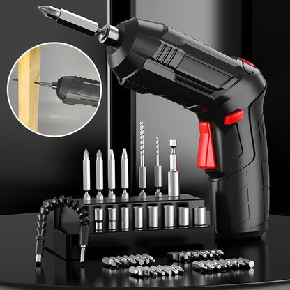 Home Essentials! USB Charging, Battery Powered and Rotatable Screwdriver Set