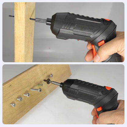 Home Essentials! USB Charging, Battery Powered and Rotatable Screwdriver Set