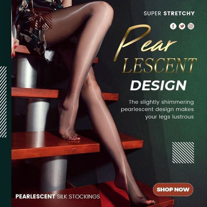 🔥Hot Sale - 49% OFF🔥Pearlescent Silk Stockings Sexy Nylon Pantyhose