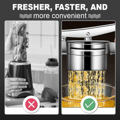 📢📢50%  OFF !! ⏰AEX Multifunctional Stainless Steel Potato, Juice & Food Press