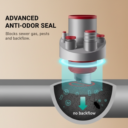 Easy Install Multi-Port Drain Pipe Connector
