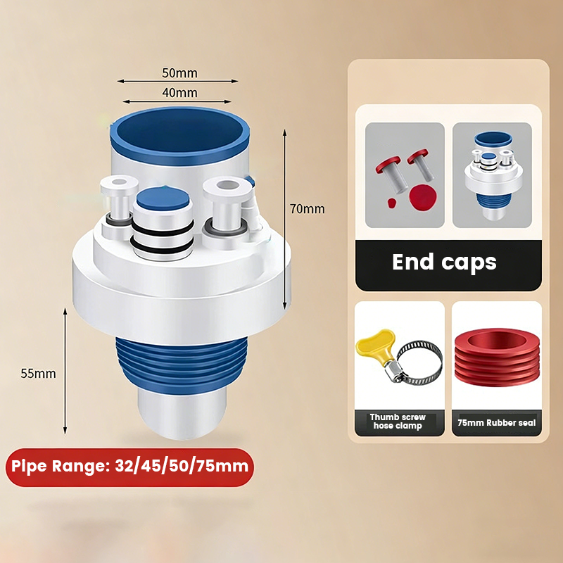 Easy Install Multi-Port Drain Pipe Connector