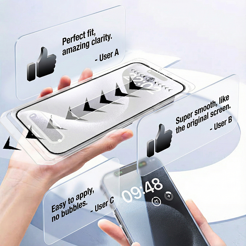 Quick-Apply Dust-Proof Screen Protector