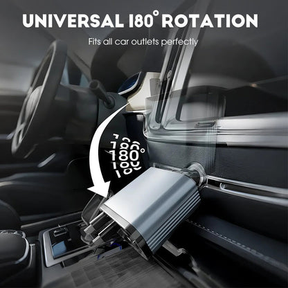 🔥2026 Hot Products🔥Ultra-Fast Car Charger With Retractable Cables & Starlight Ambience